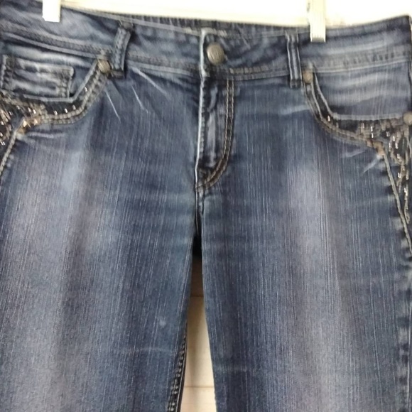 SIlver Jeans Suki 1799 30/33 Dark Wash Bootcut Jeans - Picture 5 of 8